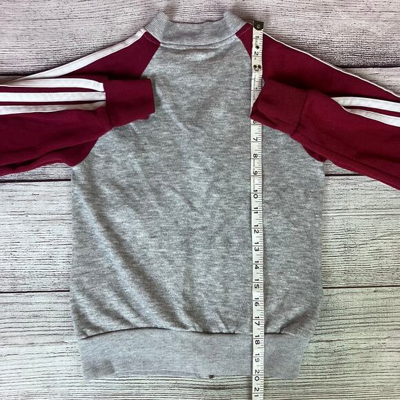Vintage 1980s Adidas Three Stripe Zip Up Track Jacket - Picture 5 of 5